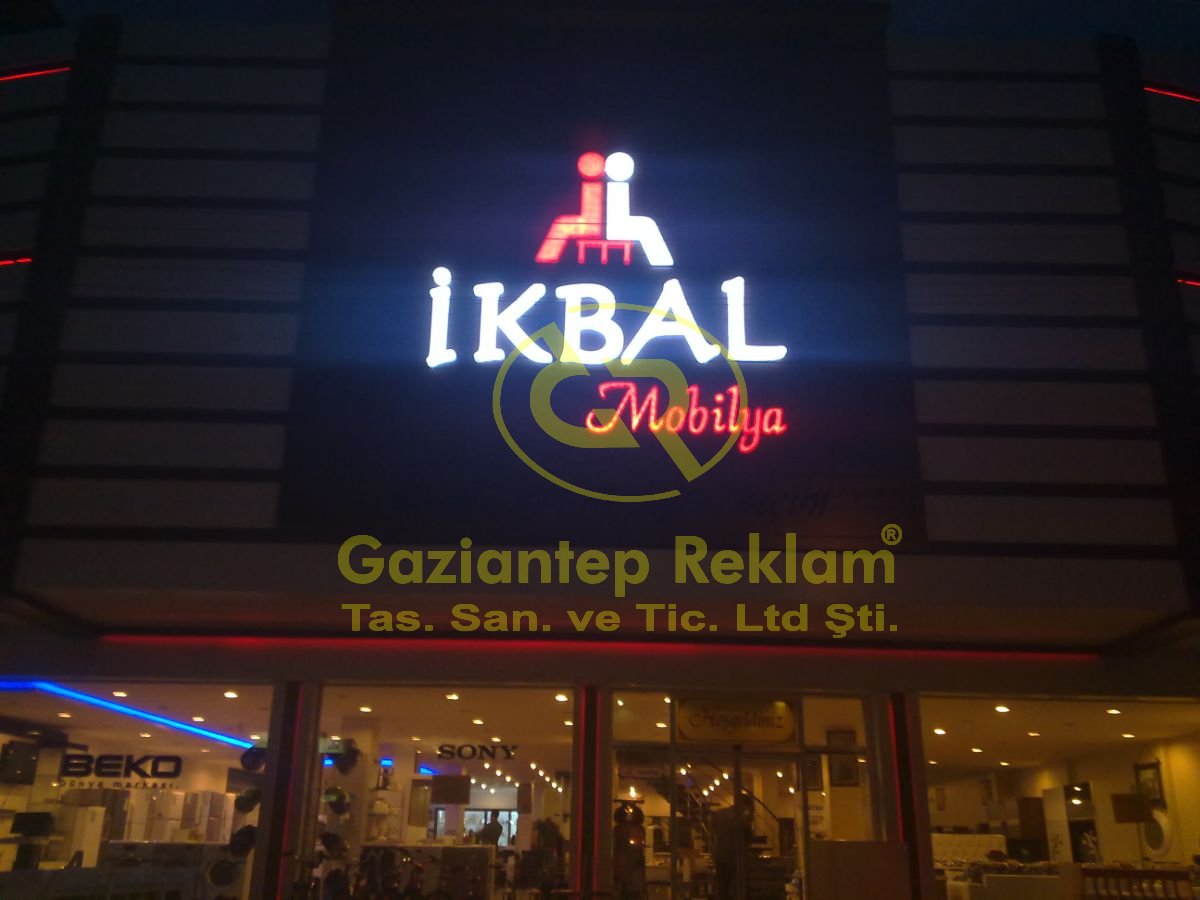 Cepheye Özel Akrilik LED Kutu Harf Tabela