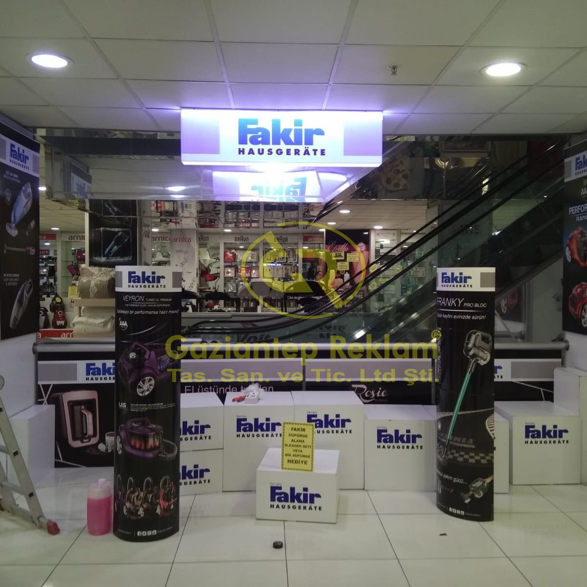 Çift Taraflı LED Aydınlatmalı Kurumsal Kutu Tabela