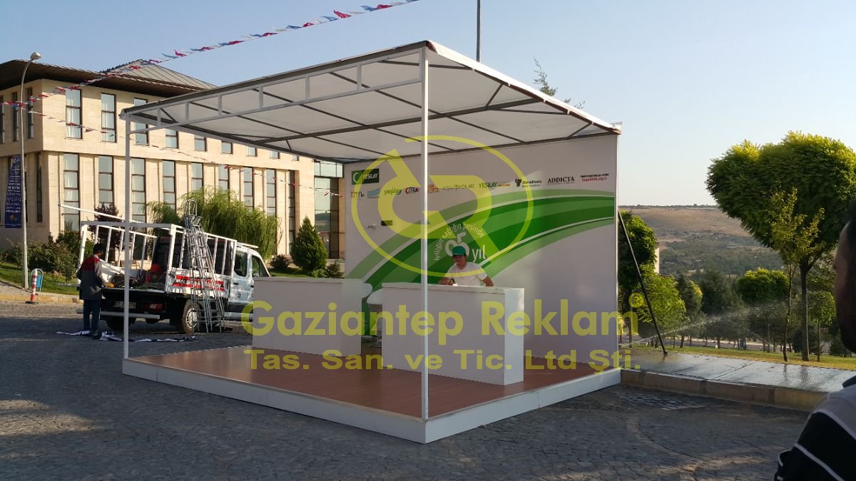 Dış Mekan Etkinlik Standı Kurulumu ve Giydirme