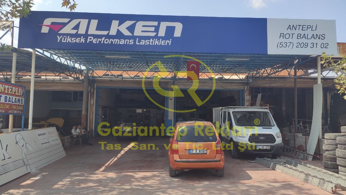 Falken ışıksız kompozit tabela çözümü