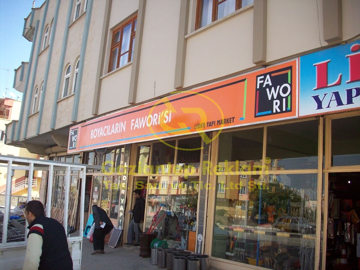 Fawori Lider Yapı Market Sac Tabela