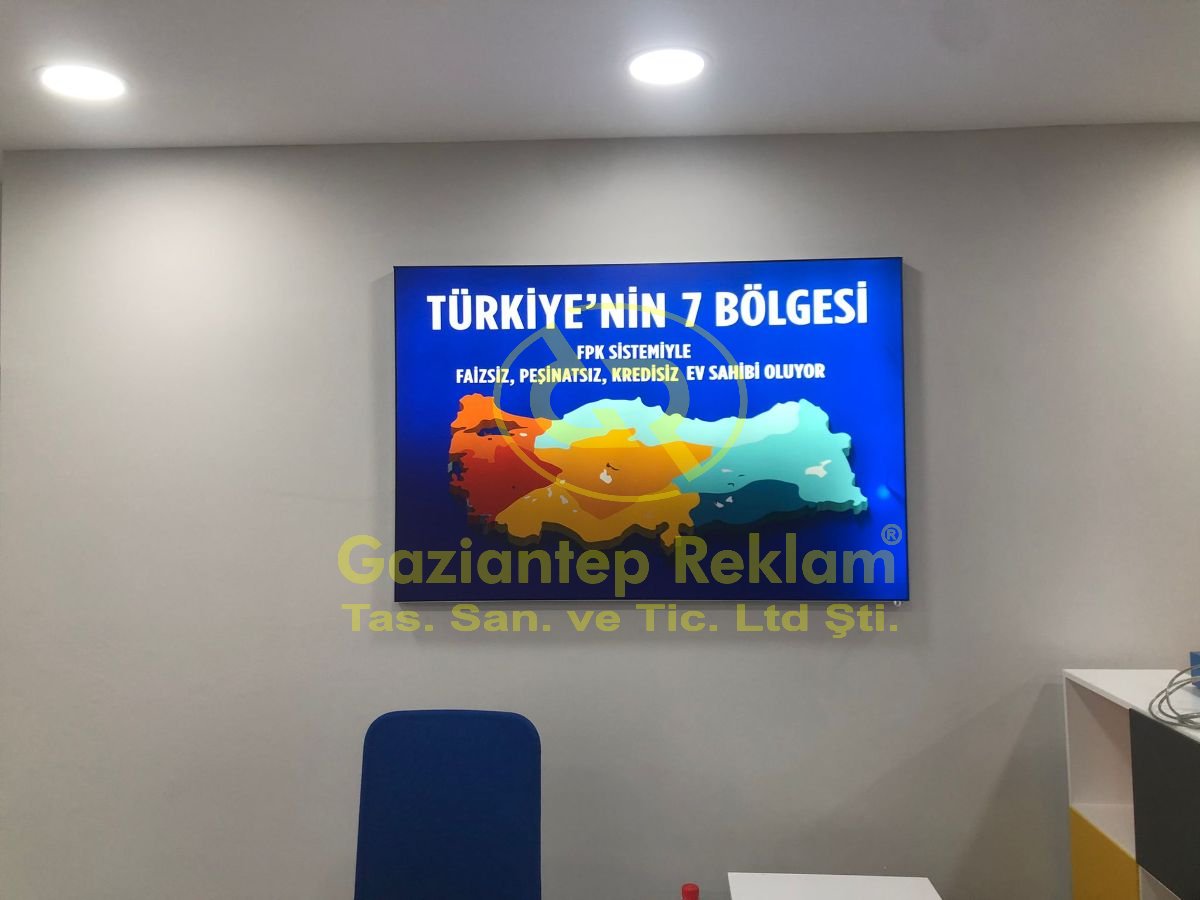FPK Slim Kasa LED Aydınlatmalı İç Mekan Lightbox