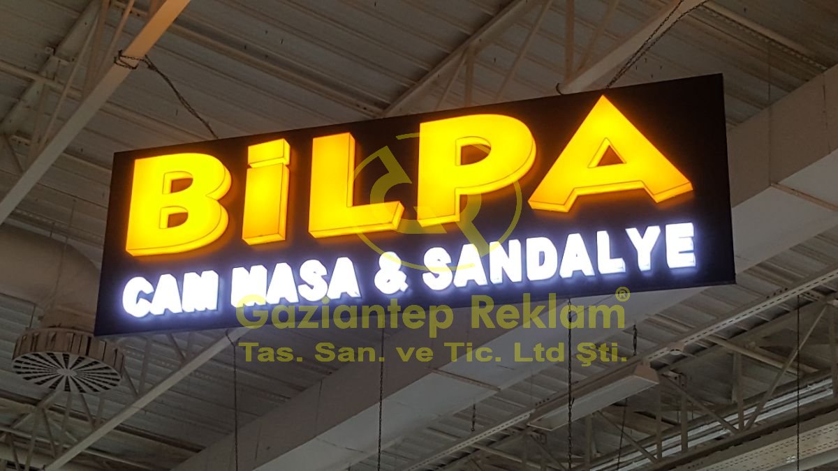 Fuar Tipi Pleksi LED Kutu Harf Tabela