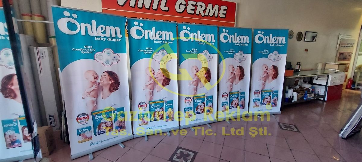 Hızlı Kurulum Rulo Banner Roll-up Stand