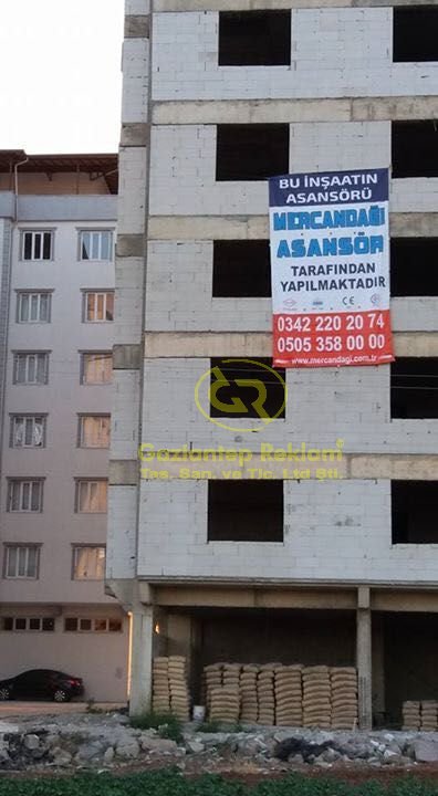 İnşaat Cephe Branda Afiş 