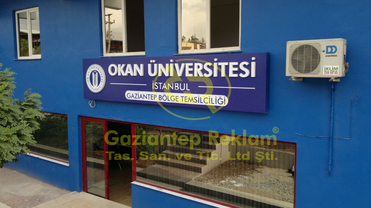  Işıklı Dekupe Oyma Kompozit Tabela