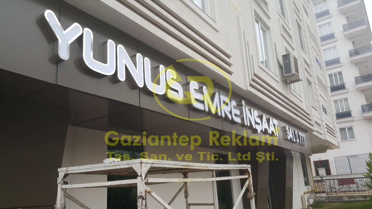 Işıklı Pleksi Paslanmaz Kutu Harf Tabela Çözümleri