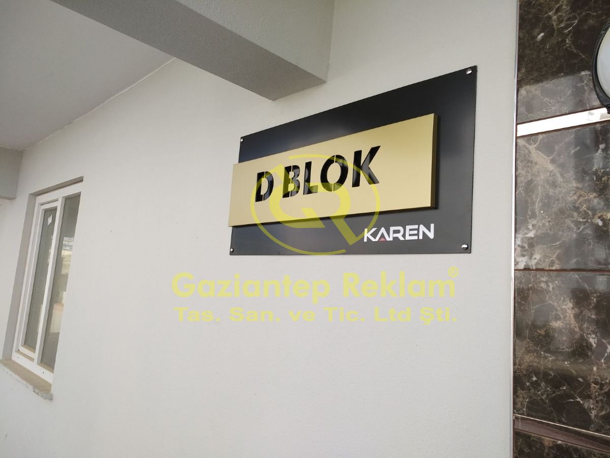  Katmanlı Kompozit Bina Blok Yönlendirme İsimliği