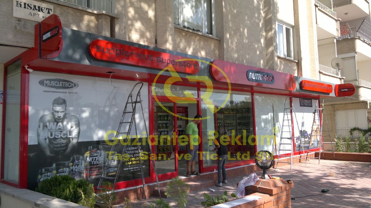 Kompozit Dekupe Zemin Işıklı Tabela