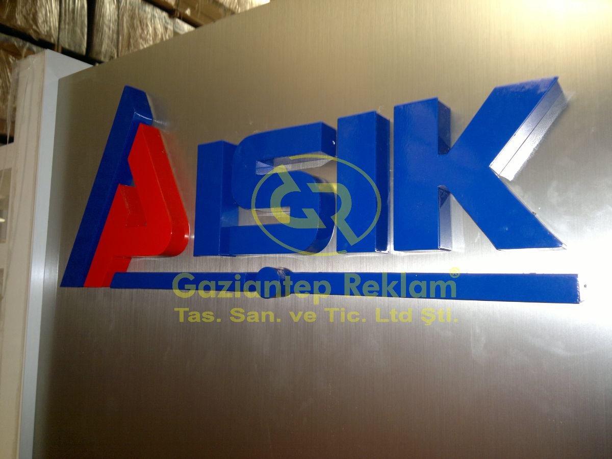 Kurumsal Fırçalı Kompozit Pleksi Kutu Harf Tabela