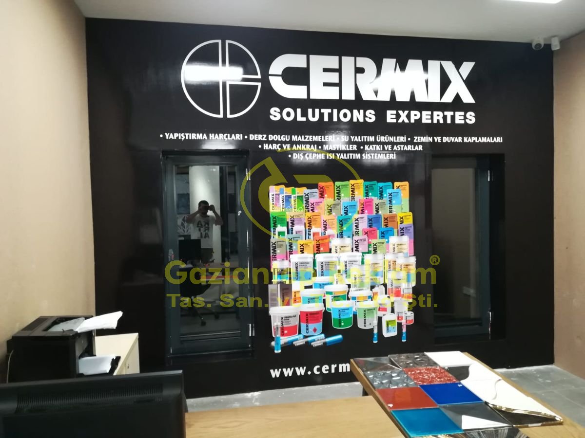 Kurumsal İç Mekan Folyo Dijital Baskı Duvar Giydirme