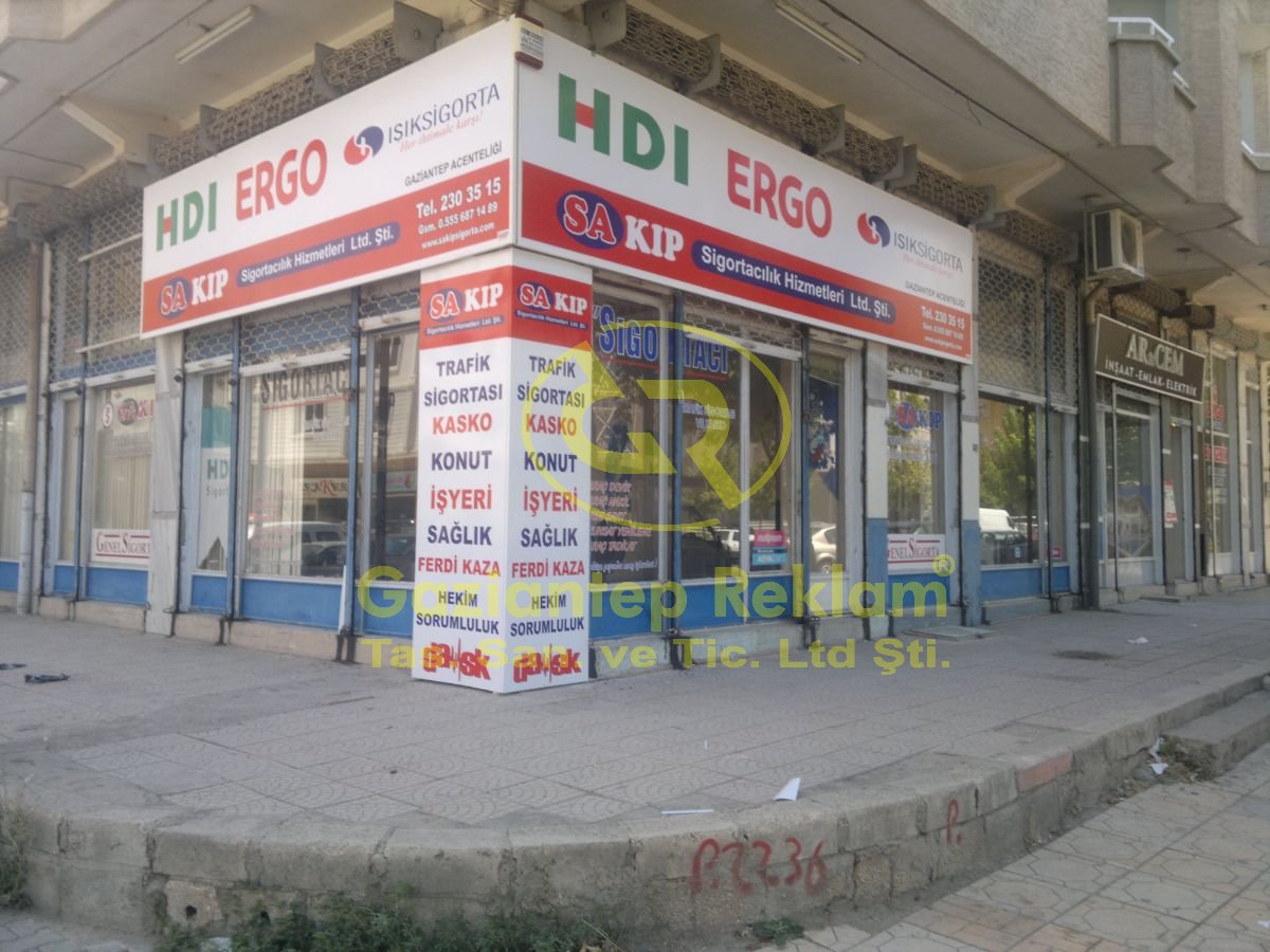 Kurumsal Kompozit Panel Işıksız Cephe Tabelası