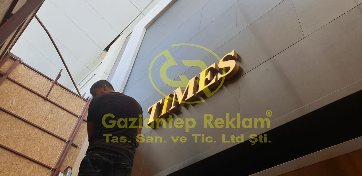 Lüks Paslanmaz Ters Işıklı LED Kutu Harf Çözümleri