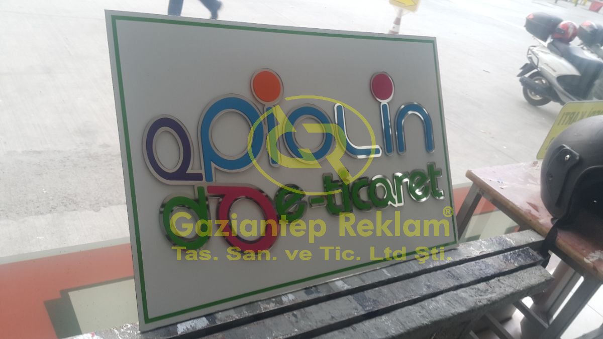  Pleksi üzeri alkor harfler 