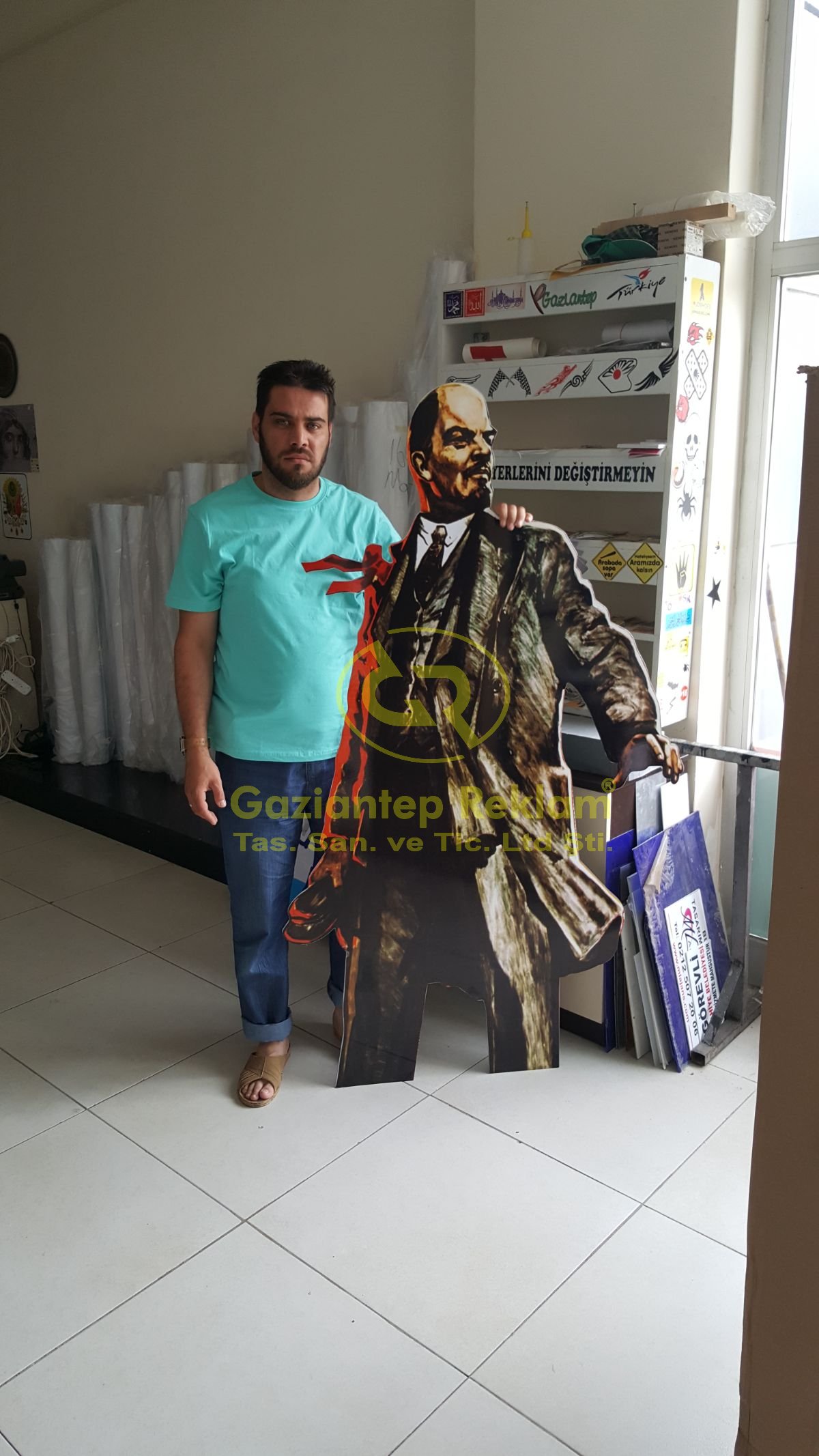 Profesyonel Kontür Kesim Özel Figür Standları