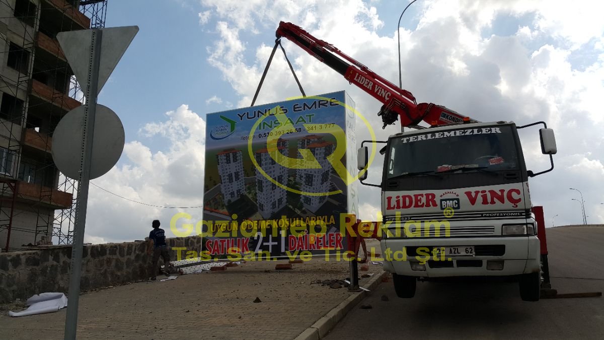  Şantiye Tabelası Montajı