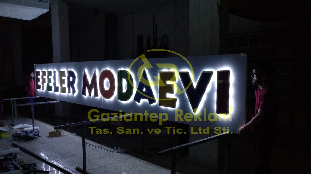 Ters Işık Pleksi Kutu Harf Uygulamaları