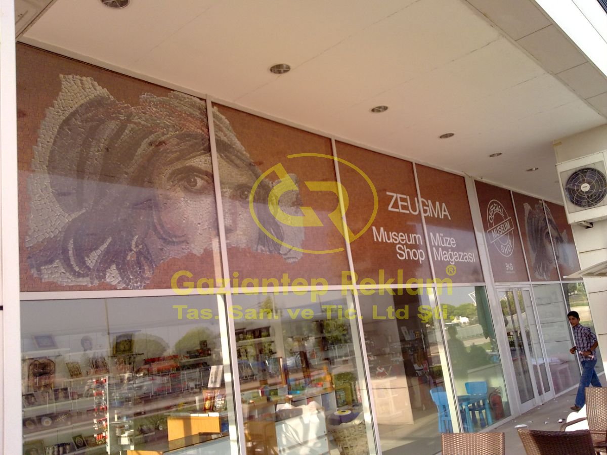 Zeugma Müzesi Estetik Cam Cephe Dijital Baskı Uygulaması